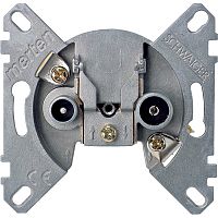 Розетка TV+FM Проходная без накладки без рамки Schneider Electric Merten Antique картинка